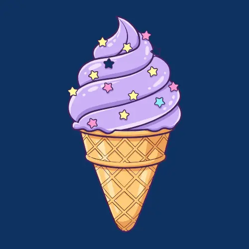 cartoon ice cream cone